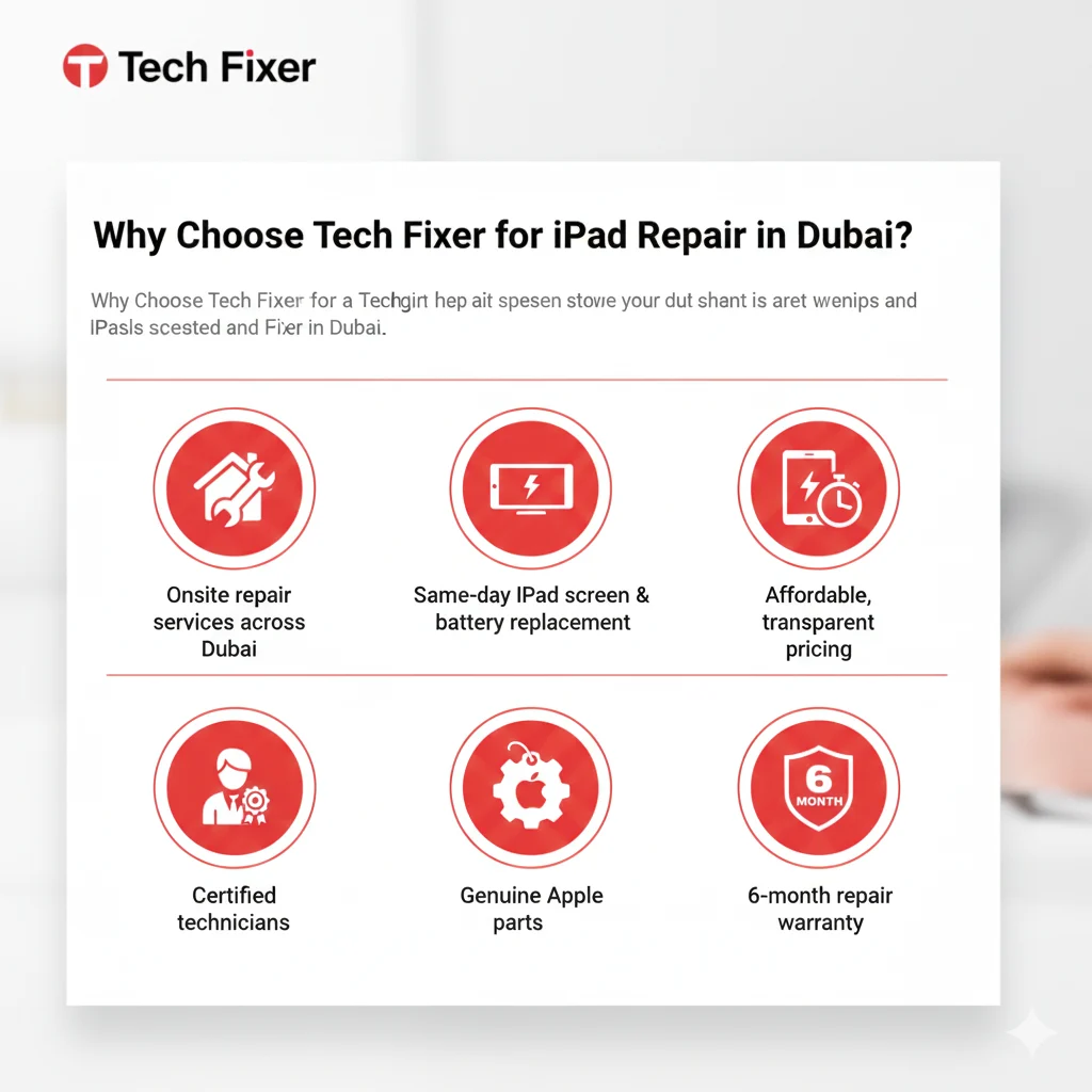 Why Choose Tech Fixer for iPad Repair in Dubai